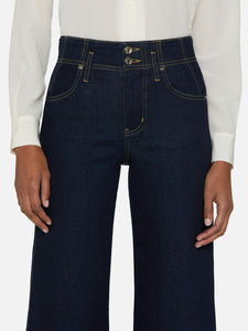 Frame The Seamed Wide Trouser - Rinse