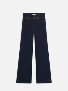 Frame The Seamed Wide Trouser - Rinse