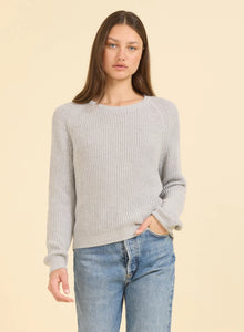 One Grey Day Raleigh Pullover Heather Grey