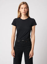 Load image into Gallery viewer, Majestic Filatures - Soft Touch Short Sleeve Crewneck - Black