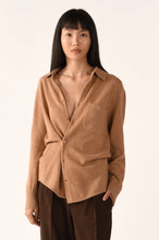 Load image into Gallery viewer, Cissa Men&#39;s Shirt Sweater - Cashmere Blend Camel