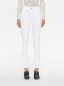 Frame Le High Skinny - White