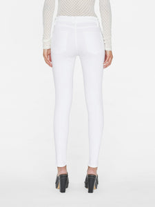 Frame Le High Skinny - White