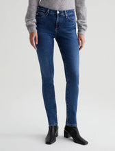 Load image into Gallery viewer, AG Prima Mid Rise Cigarette Leg - Medium Blue Vapor Wash