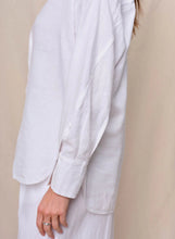Load image into Gallery viewer, Stateside Linen Oversized Shirt - White