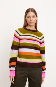 Velvet Nessie Multi Stripe Sweater