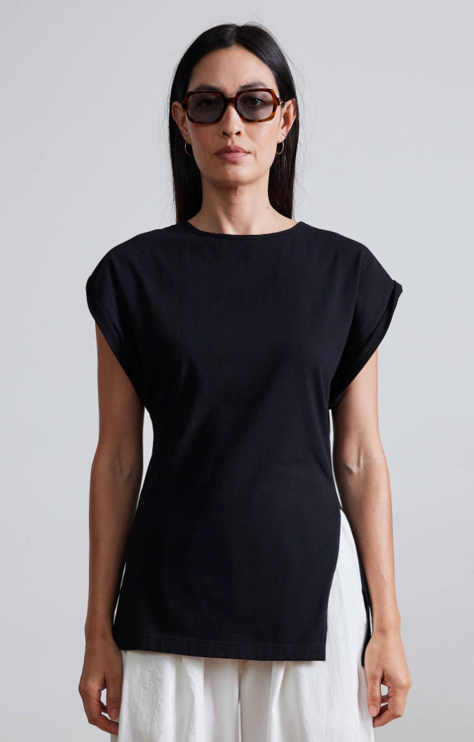 Apiece Apart Asymmetric Tunic Top