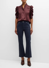 Load image into Gallery viewer, Frame Gillian Silk Blouse - Wine