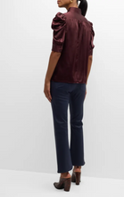 Load image into Gallery viewer, Frame Gillian Silk Blouse - Wine