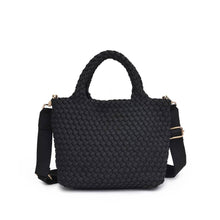 Load image into Gallery viewer, Sky's The Limit - Small Laced Up Eco-Edition Crossbody: Black