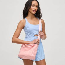 Load image into Gallery viewer, Sky's The Limit - Woven Neoprene Small Crossbody: Navy Nude