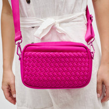 Load image into Gallery viewer, Inspiration Woven Neoprene Crossbody: Chocolate