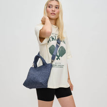 Load image into Gallery viewer, Sky's The Limit - Woven Neoprene Small Crossbody: Sand Black