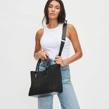 Load image into Gallery viewer, Sol Selene -Soltice Medium  Hand Woven Knot Tote: Nude