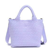 Load image into Gallery viewer, Sky's The Limit - Woven Neoprene Small Crossbody: Sand Black