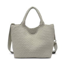 Load image into Gallery viewer, Sky's The Limit - Medium Tote: Cream