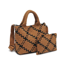 Load image into Gallery viewer, Sky's The Limit - Woven Neoprene Small Crossbody: Navy Nude
