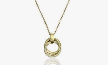 TAT2 Gold Trinity Necklace