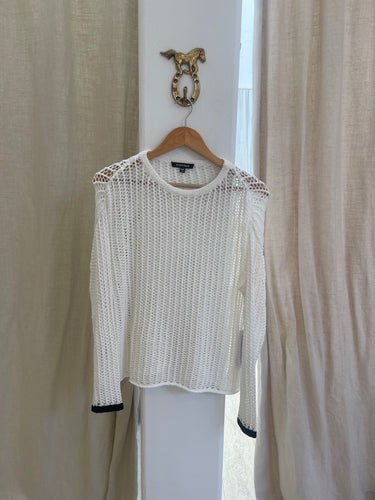 Stateside Open Mesh Pullover Sweater