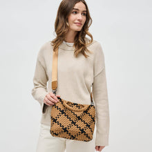 Load image into Gallery viewer, Sky's The Limit - Woven Neoprene Small Crossbody: Navy Nude