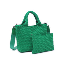 Load image into Gallery viewer, Sky's The Limit - Woven Neoprene Small Crossbody: Sand Black