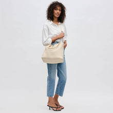 Load image into Gallery viewer, Sky's The Limit - Medium Tote: Cream