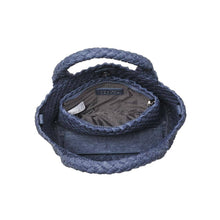 Load image into Gallery viewer, Sky's The Limit - Woven Neoprene Small Crossbody: Navy Nude