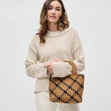 Load image into Gallery viewer, Sky's The Limit - Woven Neoprene Small Crossbody: Sand Black