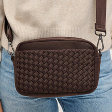 Load image into Gallery viewer, Inspiration Woven Neoprene Crossbody: Chocolate