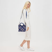 Load image into Gallery viewer, Sky's The Limit - Woven Neoprene Small Crossbody: Navy Nude