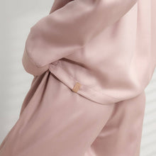 Load image into Gallery viewer, Lunya Washable Silk Long Sleeve Pant Set: Delicate Pink, M