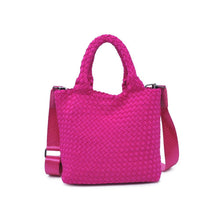 Load image into Gallery viewer, Sky's The Limit - Woven Neoprene Small Crossbody: Navy Nude