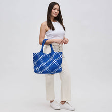 Load image into Gallery viewer, Sol Selene Sky's The Limit - Large Woven Neoprene Tote: Chocolate