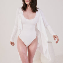 Load image into Gallery viewer, The Short Robe: Sincere White, M