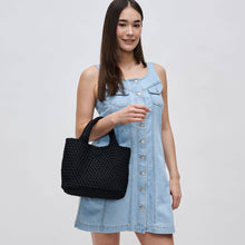 Load image into Gallery viewer, Sky's The Limit - Woven Neoprene Small Crossbody: Navy Nude
