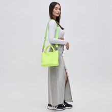 Load image into Gallery viewer, Sky's The Limit - Woven Neoprene Small Crossbody: Navy Nude