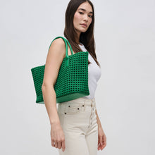 Load image into Gallery viewer, Sol Selene -Soltice Medium  Hand Woven Knot Tote: Nude