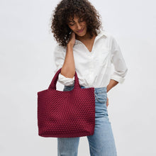 Load image into Gallery viewer, Sky's The Limit - Medium Tote: Cream