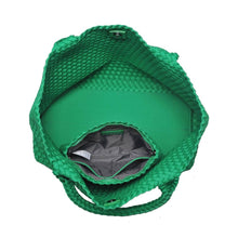 Load image into Gallery viewer, Sol Selene Sky's The Limit - Large Woven Neoprene Tote: Chocolate