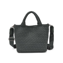 Load image into Gallery viewer, Sky's The Limit - Woven Neoprene Small Crossbody: Navy Nude