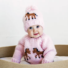Load image into Gallery viewer, Pony Sweater Blush for Baby &amp; Toddler: 6-12 months