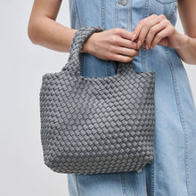 Load image into Gallery viewer, Sky's The Limit - Woven Neoprene Small Crossbody: Navy Nude