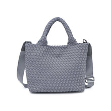 Load image into Gallery viewer, Sky's The Limit - Woven Neoprene Small Crossbody: Sand Black