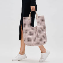 Load image into Gallery viewer, Sol Selene Zenith Zen - Hand Woven Knot Tote: Nude
