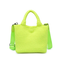 Load image into Gallery viewer, Sky's The Limit - Woven Neoprene Small Crossbody: Navy Nude