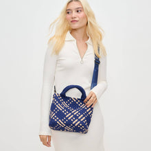 Load image into Gallery viewer, Sky's The Limit - Woven Neoprene Small Crossbody: Navy Nude