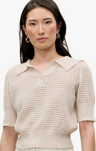 Rebecca Taylor Fern Knit Sweater - Beige