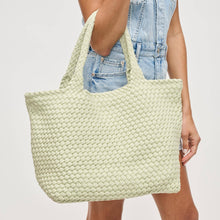 Load image into Gallery viewer, Sky's The Limit - Medium Laced Up Eco-Edition Tote: Nude
