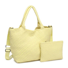 Load image into Gallery viewer, Sky's The Limit - Medium Tote: Cream