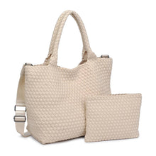 Load image into Gallery viewer, Sky's The Limit - Medium Tote: Cream